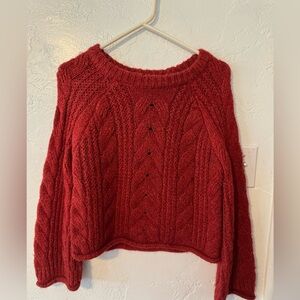 Universal thread Red knitted sweater